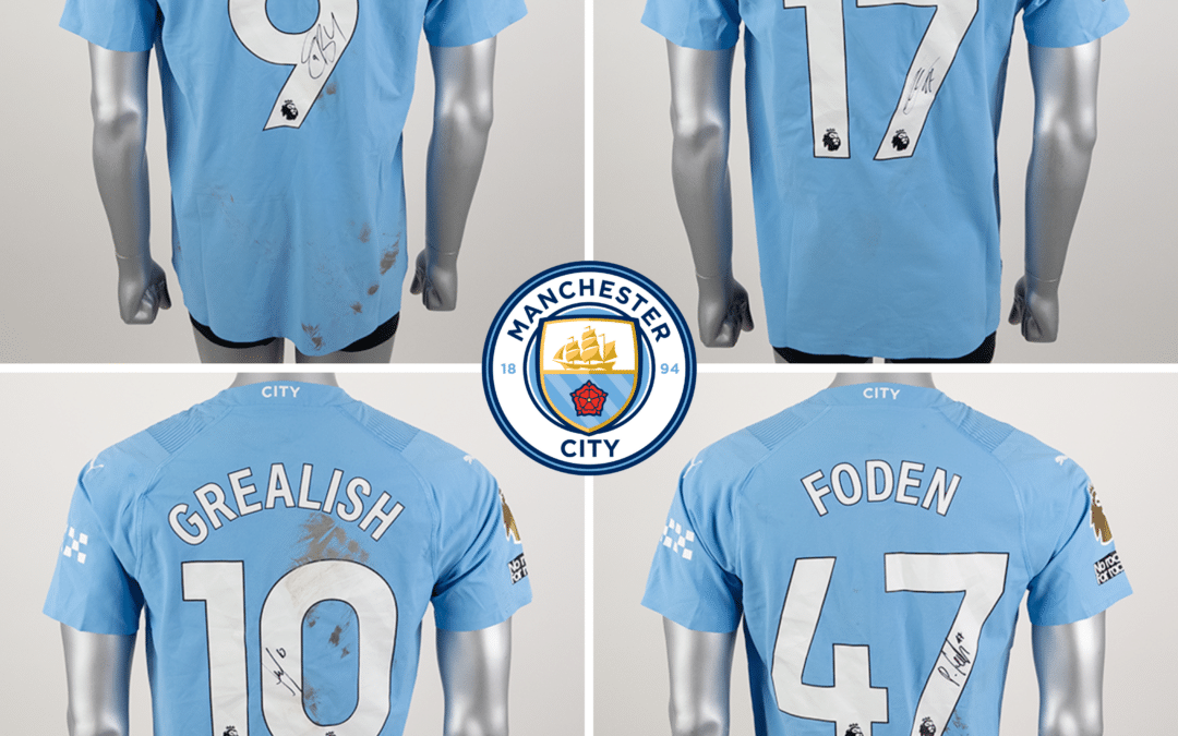 ManCity-Stars spenden getragene Trikots